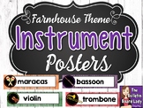 Instrument Family Posters - Farmhouse Theme