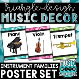 Instrument Family Posters {Geometric Triangles Theme}