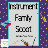 Instrument Family Scoot Whole Class Music Game