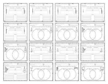 Instrument Family Worksheets by Ginny's Music Space | TpT