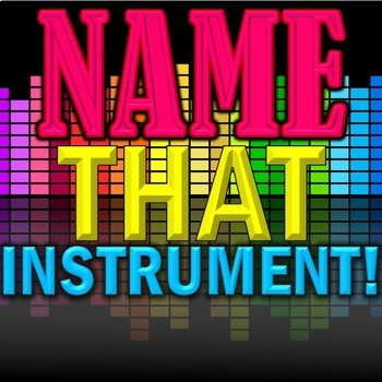 Preview of "Name That Instrument!" SB Orchestra Game - Elementary Music - Use for Sub Plan!