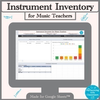 Preview of Instrument Inventory for Music Teachers