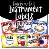 Instrument Labels - Rainbow Dot