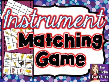 Preview of Instrument Matching Game