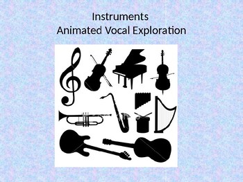 Preview of Instrumental Animated Vocal Exploration- Woodwind