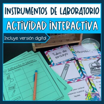 Preview of Instrumentos de Laboratorio: Actividad Interactiva de Repaso