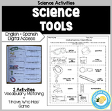 Science Tools Matching and "I Have, Who Has?" Games (ENGLI