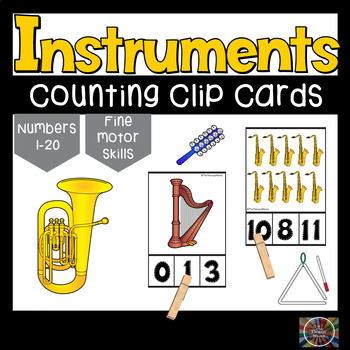 Preview of Instruments Count and Clip Number Cards