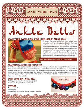 Preview of Instruments From India – Make Your Own Ankle Bells (Ghungroo)
