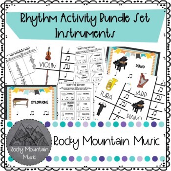 Preview of Instruments Rhythm Activity Bundle Set