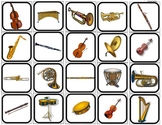 "Instruments & The Orchestra" Matching/Sorting/Flashcards 