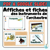 Orchestre: affiches des instruments (PDF) & fiches personn