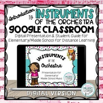 Preview of Instruments of the Orchestra BUNDLE, Elementary/Middle School, Distance Learning