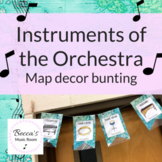 Instruments of the Orchestra Bunting | World Map Travel Th