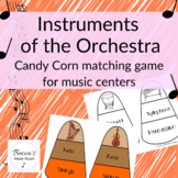 Instruments of the Orchestra Candy Corn Matching Game for 