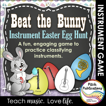 Preview of Instruments of the Orchestra Easter Egg Game - Beat the Bunny!
