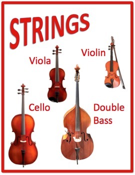 Instruments of the Orchestra Family Posters by Janis Aston | TPT