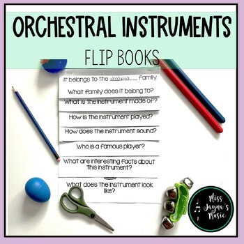 Preview of Instruments of the Orchestra Flip Book