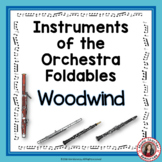 Music Instruments of the Orchestra Worksheets: WOODWIND