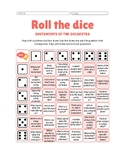 Instruments of the Orchestra - Roll the dice game