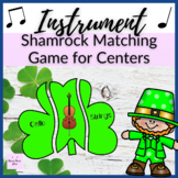 Instruments of the Orchestra Shamrock Matching Game for Mu