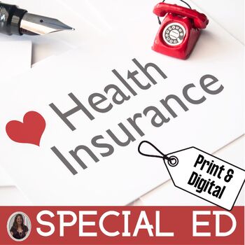 Preview of Insurance Health Disability and Life for Special Education Financial Planning