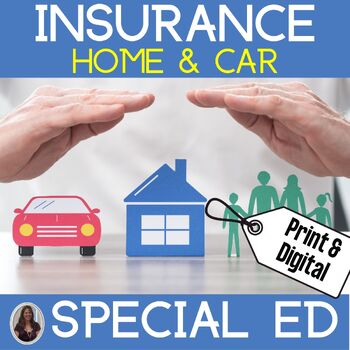 Preview of Insurance Home and Auto for Special Education Financial Planning