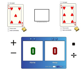 Preview of Integer Card Game