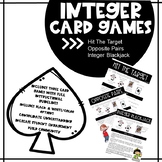 Integer Card Games