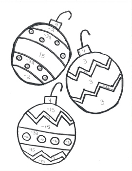 Printable Christmas Ornament Coloring Activity for Kids – Kudzu Monster