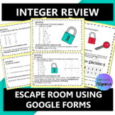 Integer Digital Escape Room using Google Forms