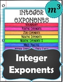 Integer Exponents DIGITAL NOTES & Quiz (Google) (Distance 