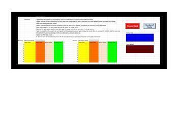 Preview of Integer Fishing Digital Game for Distance Learning--Sheets Version