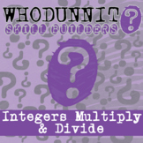 Integer Multiplication & Division Whodunnit Activity - Pri