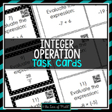 Integer Operations: 30 Task Cards