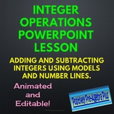 Integer Operations Adding and Subtracting PowerPoint Lesso