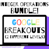 Integer Operations Breakout Bundle!  (8 Activities - 2 dif