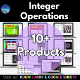 Integer Operations Bundle | Google™ Sheets | Boom Cards™