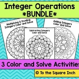 Integer Operations Color and Solve Bundle