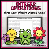 Integer Operations Differentiated Picture Reveal