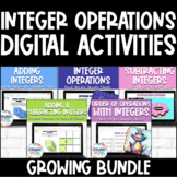 Integer Operations Digital Activities Bundle