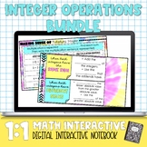 Integer Operations Digital Interactive Notebook