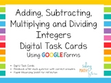 Integer Operations Digital Task Cards