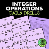 Integer Operations Timed Drills, Power Point