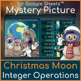 Integer Operations | Mystery Picture Christmas on the Moon