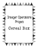 Integer Operations Project: Cereal Box