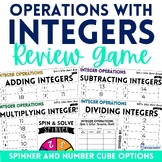 Integer Operations Cooperative Learning Math Review Game