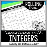 Integer Operations | Rolling Review Dice Activity