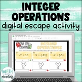 Integer Operations Self-Checking Digital Escape Activity