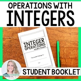 Integer Operations Student Booklet